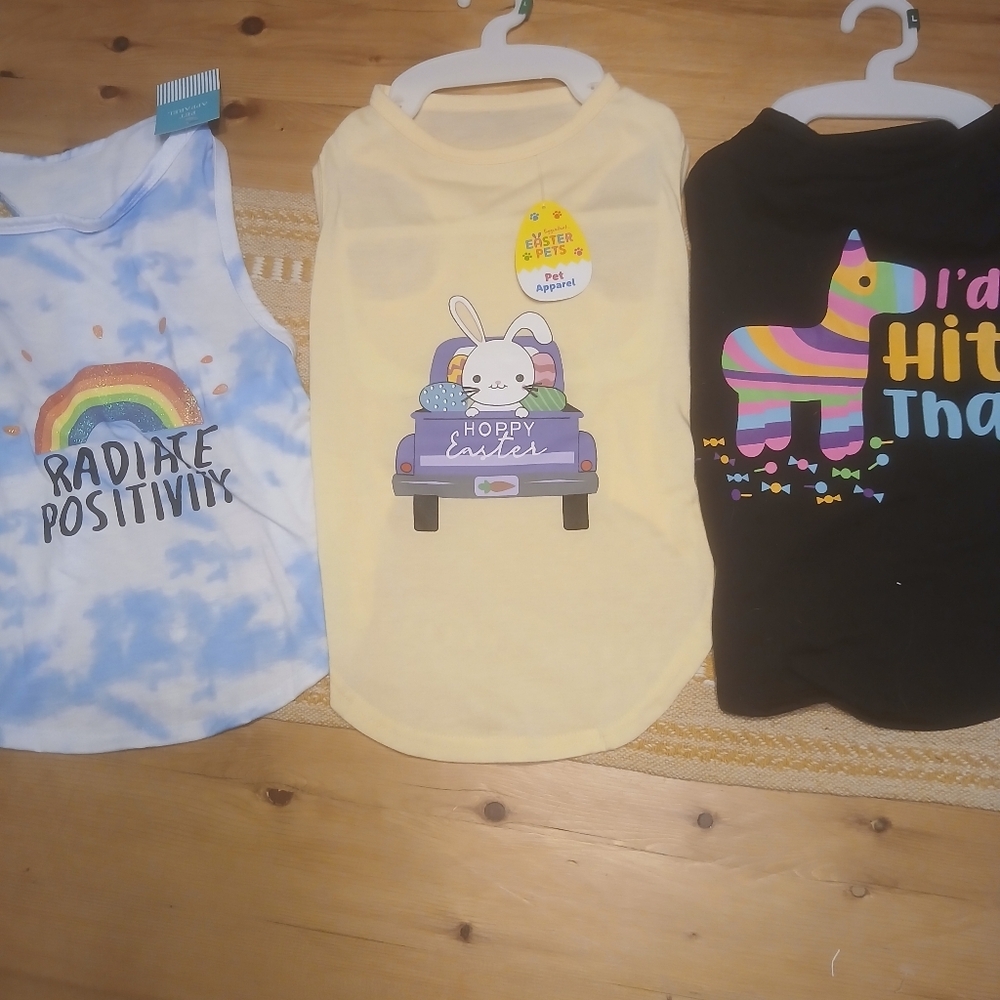 Stylish Dog T-shirts (Three) NWT